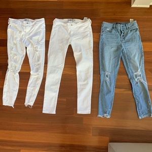 Abercrombie & Fitch and Hollister Skinny Jeans Bundle